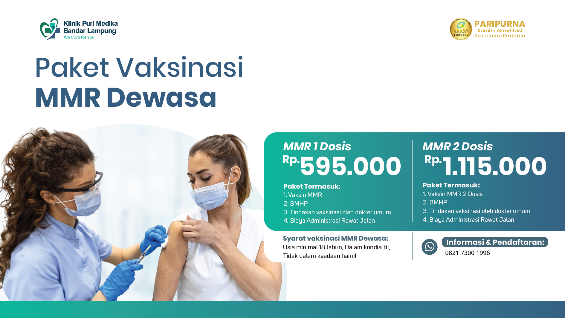 Paket Skrining MMR Dewasa